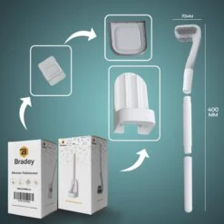 Bradey Toiletborstel Siliconen - WC Borstel Met Houder - Optimale Hygiëne - Golfclub-vorm - Komt In Alle Hoeken 25 Bradey Toiletborstel Siliconen - WC Borstel Met Houder - Optimale Hygiëne - Golfclub-vorm - Komt In Alle Hoeken -Merkloos Verkoop 1200x1200 1117