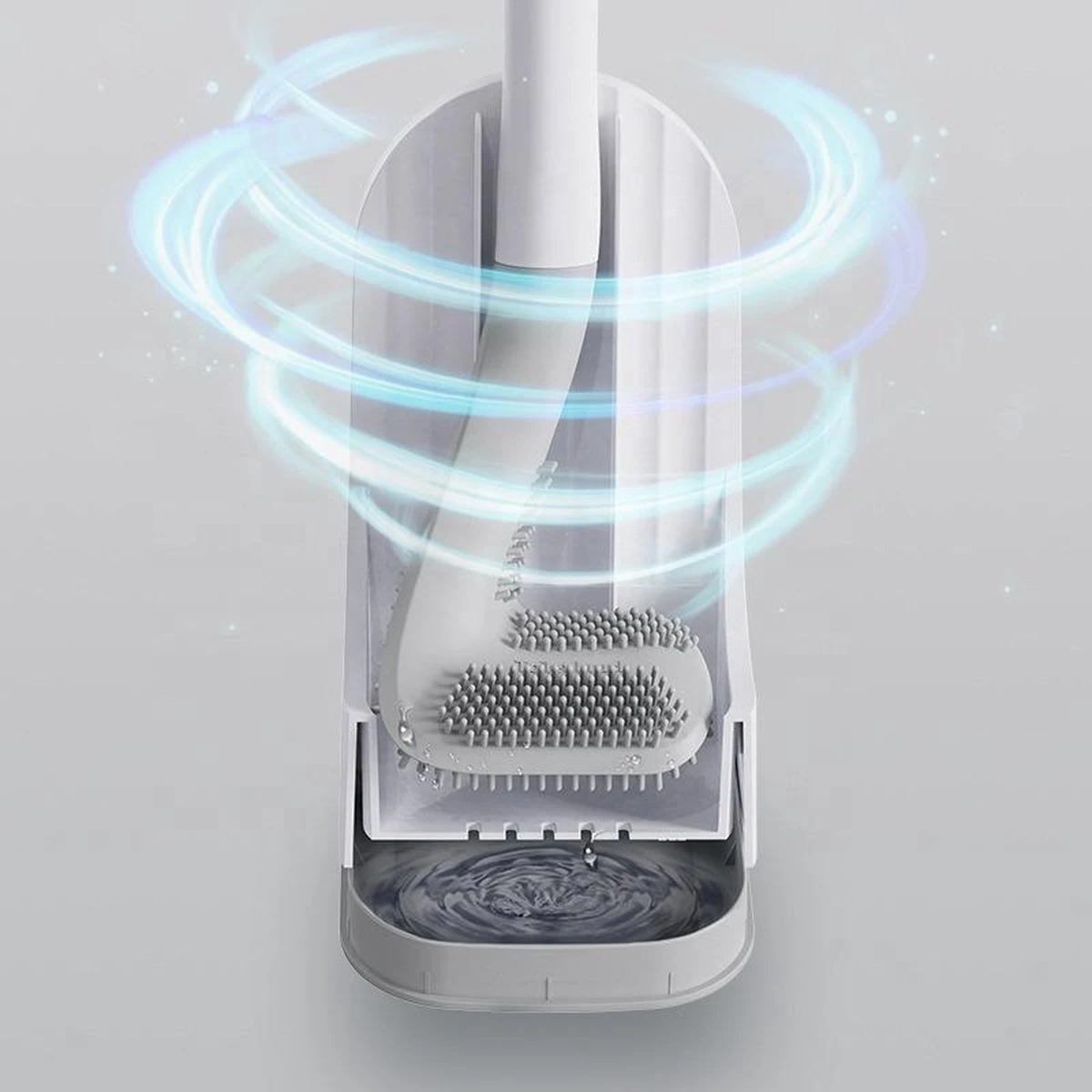 Bradey Toiletborstel Siliconen - WC Borstel Met Houder - Optimale Hygiëne - Golfclub-vorm - Komt In Alle Hoeken 15 Bradey Toiletborstel Siliconen - WC Borstel Met Houder - Optimale Hygiëne - Golfclub-vorm - Komt In Alle Hoeken - Afbeelding 15