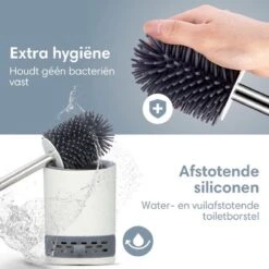2BEHOME® Luxe Wc Borstel Met Houder - Toiletborstel Met Houder - Vrijstaand Of Hangend - Cadeau Voor Man/vrouw -Merkloos Verkoop 1200x1200 1188