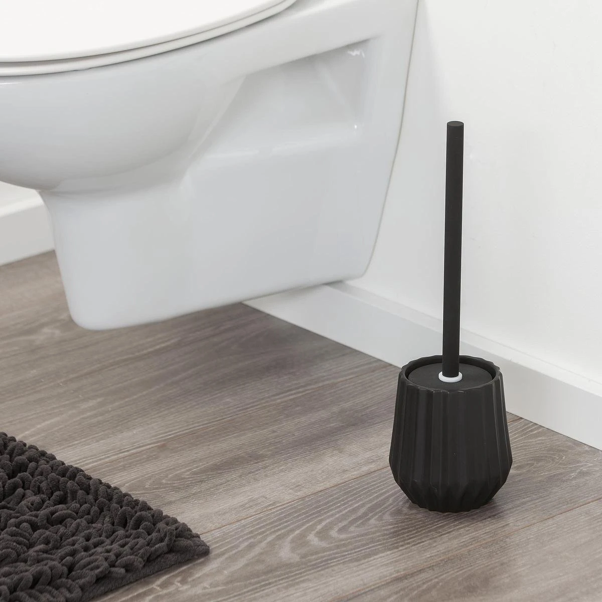 Sealskin Arte Toiletborstel Met Houder Vrijstaand - Zwart 4 Sealskin Arte Toiletborstel Met Houder Vrijstaand - Zwart - Afbeelding 4