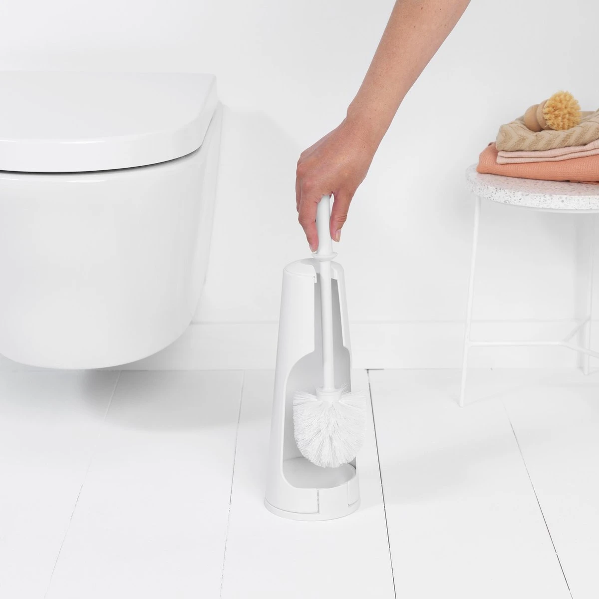Brabantia ReNew WC Borstel - Met Houder - White 3 Brabantia ReNew WC Borstel - Met Houder - White - Afbeelding 3