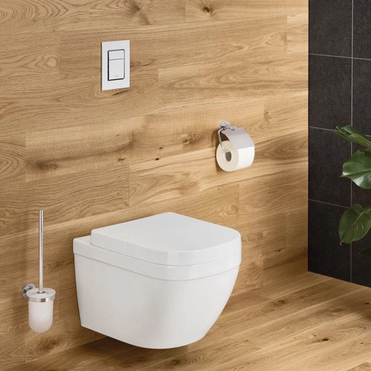 GROHE Essentials Toiletborstelset (wandmodel) - Chroom 2 GROHE Essentials Toiletborstelset (wandmodel) - Chroom - Afbeelding 2