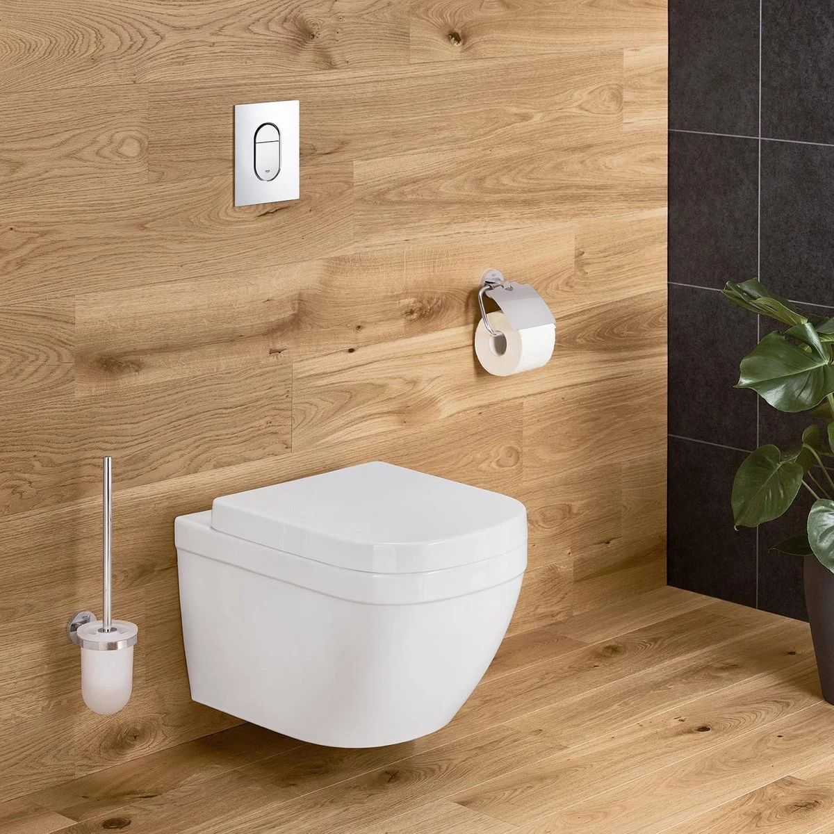 GROHE Essentials Toiletborstelset (wandmodel) - Chroom 6 GROHE Essentials Toiletborstelset (wandmodel) - Chroom - Afbeelding 6
