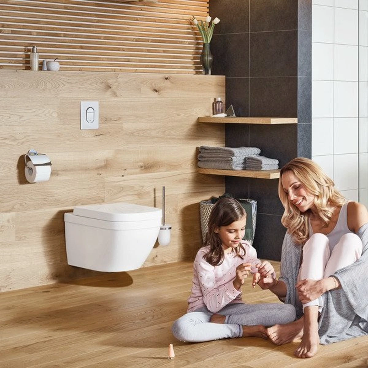 GROHE Essentials Toiletborstelset (wandmodel) - Chroom 7 GROHE Essentials Toiletborstelset (wandmodel) - Chroom - Afbeelding 7