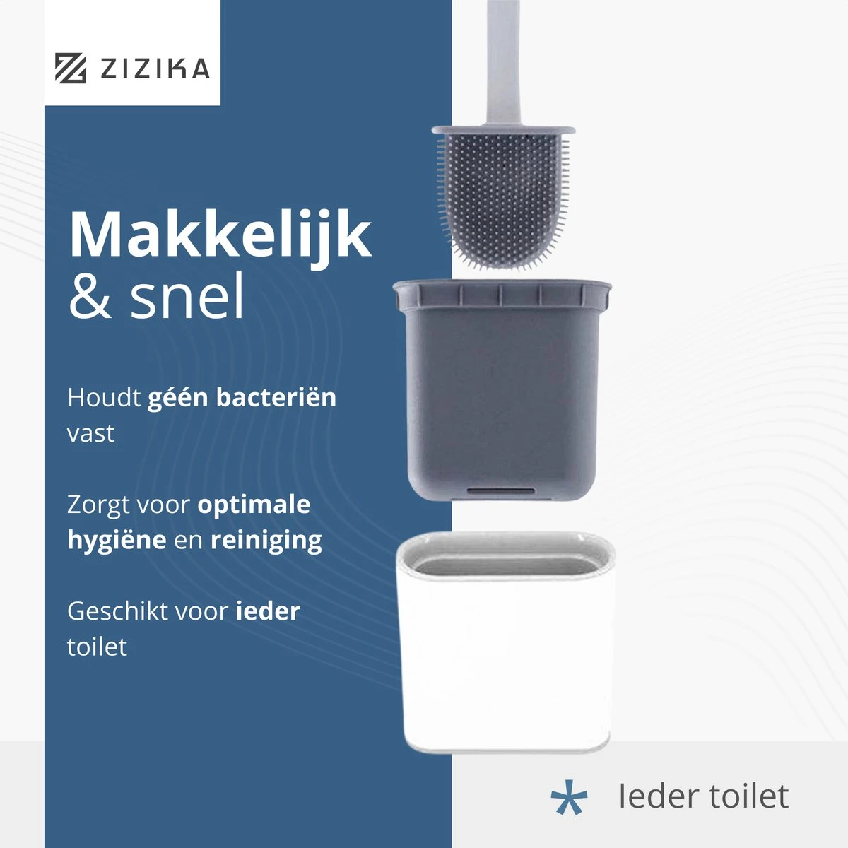 WC Borstel - Toiletborstel - WC Borstel Met Houder - Toiletborstel Met Houder - Siliconen WC Borstel - Flexibel - Inclusief Ophangsysteem 4 WC Borstel - Toiletborstel - WC Borstel Met Houder - Toiletborstel Met Houder - Siliconen WC Borstel - Flexibel - Inclusief Ophangsysteem - Afbeelding 4