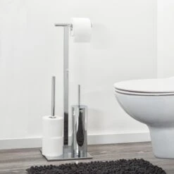 Sealskin Square Toiletbutler Vrijstaand - Toiletborstel Met Houder - Toiletrolhouder Zonder Klep - Reserverolhouder - Chroom 9 Sealskin Square Toiletbutler Vrijstaand - Toiletborstel Met Houder - Toiletrolhouder Zonder Klep - Reserverolhouder - Chroom -Merkloos Verkoop 1200x1200 1259