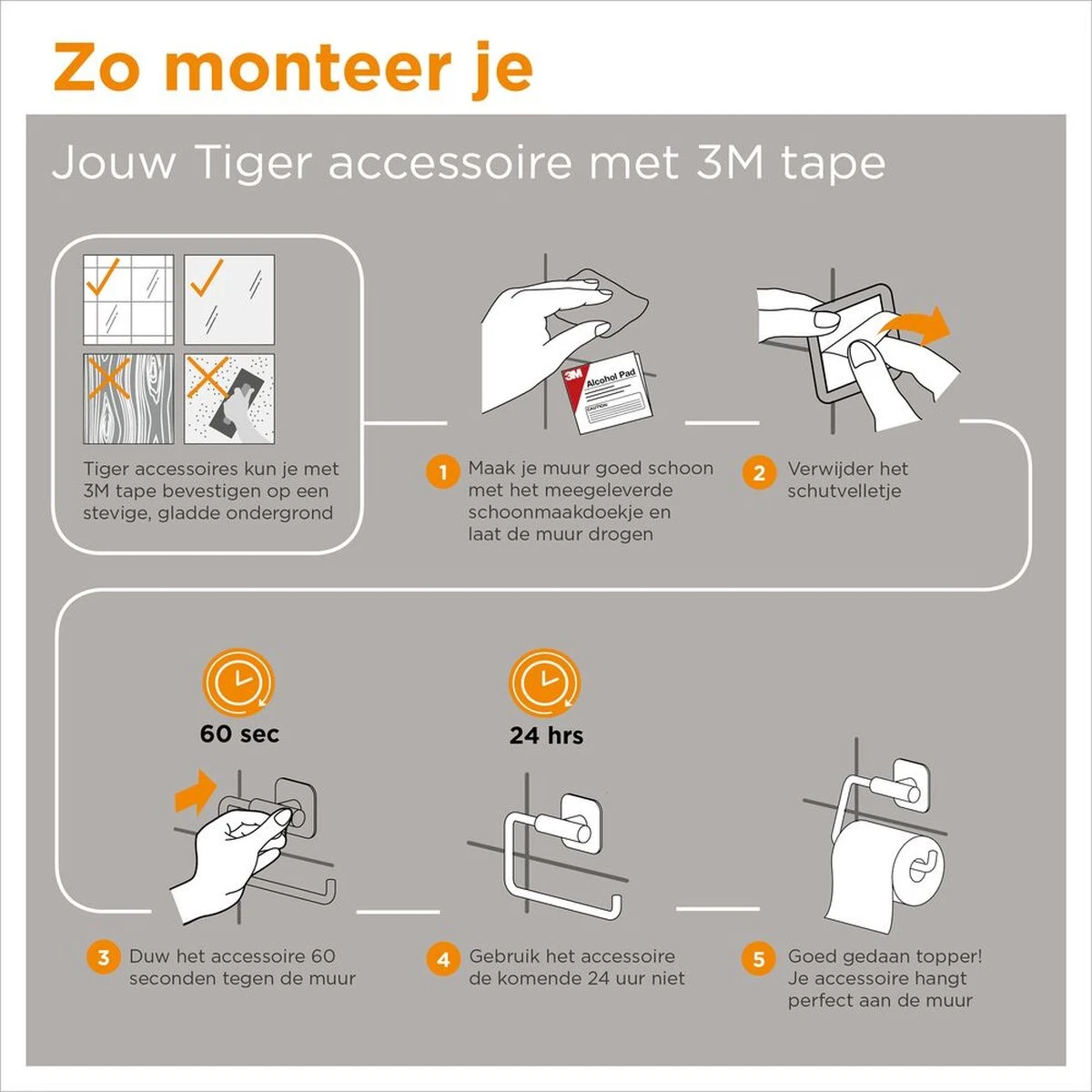 Tiger Tune - Handdoekhaak - Zwart Metaal Geborsteld / Zwart 11 Tiger Tune - Handdoekhaak - Zwart Metaal Geborsteld / Zwart - Afbeelding 11