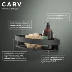 Tiger Carv - Douchemand Hoek 21 Cm - Zwart 17 Tiger Carv - Douchemand Hoek 21 Cm - Zwart -Merkloos Verkoop 1200x1200 1317