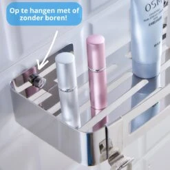 BrandtBergkamp RVS Doucherek 2 Laags – Zonder Boren – Doucherekje Hangend – Badkamerrek Zilver 16 BrandtBergkamp RVS Doucherek 2 Laags – Zonder Boren – Doucherekje Hangend – Badkamerrek Zilver -Merkloos Verkoop 1200x1200 1357