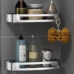 BrandtBergkamp RVS Doucherek 2 Laags – Zonder Boren – Doucherekje Hangend – Badkamerrek Zilver 19 BrandtBergkamp RVS Doucherek 2 Laags – Zonder Boren – Doucherekje Hangend – Badkamerrek Zilver -Merkloos Verkoop 1200x1200 1358