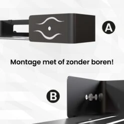 BrandtBergkamp RVS Doucherek 2 Laags – Zonder Boren – Doucherekje Hangend – Badkamerrek Zwart 17 BrandtBergkamp RVS Doucherek 2 Laags – Zonder Boren – Doucherekje Hangend – Badkamerrek Zwart -Merkloos Verkoop 1200x1200 1364