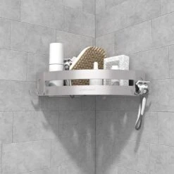 Sanicraft® Doucherekje - Doucherekje Zonder Boren - Geschikt Voor Elk Type Muur - Doucherekje Hangend - Doucheplank - Doucherekje Hoek - Doucherekje Zilver 15 Sanicraft® Doucherekje - Doucherekje Zonder Boren - Geschikt Voor Elk Type Muur - Doucherekje Hangend - Doucheplank - Doucherekje Hoek - Doucherekje Zilver -Merkloos Verkoop 1200x1200 1374