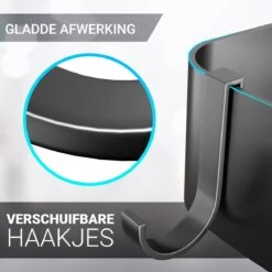 Doucherek 2 Stuks - Douchemand - Hangend Hoek - Telescopisch - Zonder Boren - Zwart - RVS 14 Doucherek 2 Stuks - Douchemand - Hangend Hoek - Telescopisch - Zonder Boren - Zwart - RVS -Merkloos Verkoop 1200x1200 1393