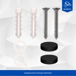 SanitairXL - Doucherek Zwart RVS - 50 Cm Breed - Badkamer Rekje - Douche Rekje - Wandrekje - Hangend Doucherek - Keuken Wandrek 10 SanitairXL - Doucherek Zwart RVS - 50 Cm Breed - Badkamer Rekje - Douche Rekje - Wandrekje - Hangend Doucherek - Keuken Wandrek -Merkloos Verkoop 1200x1200 1399