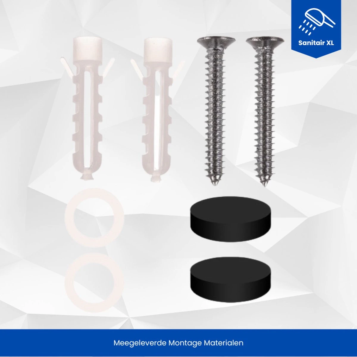 SanitairXL - Doucherek Zwart RVS - 50 Cm Breed - Badkamer Rekje - Douche Rekje - Wandrekje - Hangend Doucherek - Keuken Wandrek 5 SanitairXL - Doucherek Zwart RVS - 50 Cm Breed - Badkamer Rekje - Douche Rekje - Wandrekje - Hangend Doucherek - Keuken Wandrek - Afbeelding 5