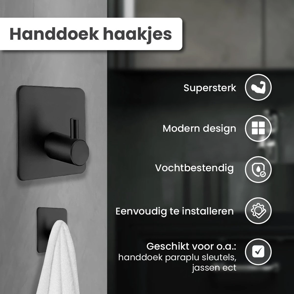 Dubbele Doucherek Zwart Zonder Boren – Sterke Lijmbasis - Badkamer Rek – Hoek – Doucherekjes – Incl. Schroeven – Incl. 2 Haken 3 Dubbele Doucherek Zwart Zonder Boren – Sterke Lijmbasis - Badkamer Rek – Hoek – Doucherekjes – Incl. Schroeven – Incl. 2 Haken - Afbeelding 3