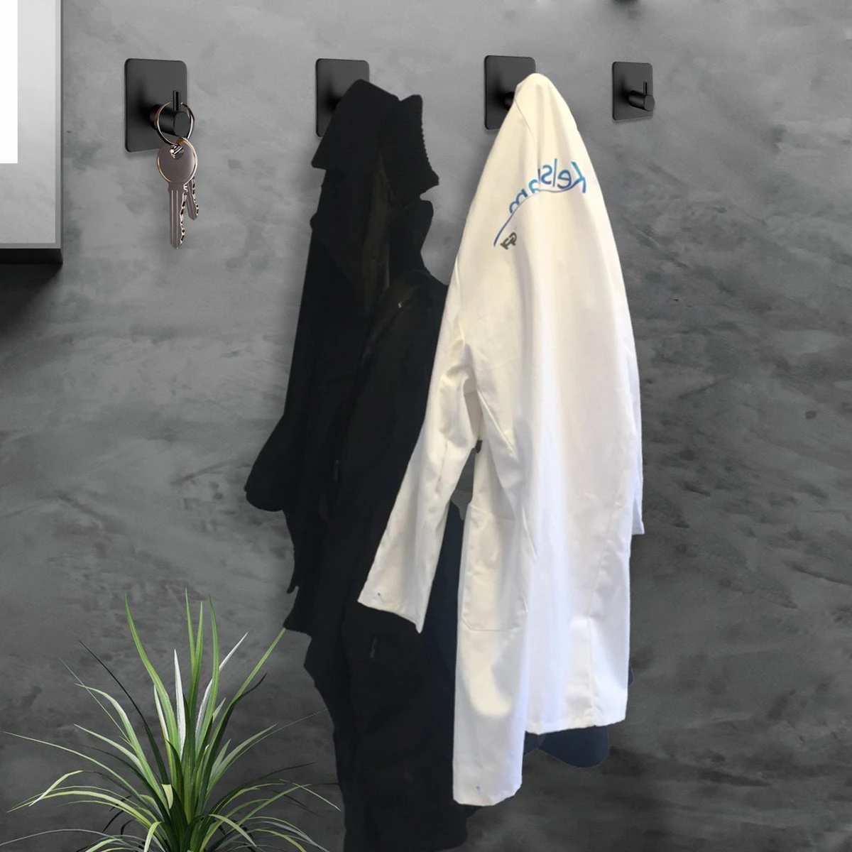 Dubbele Doucherek Zwart Zonder Boren – Sterke Lijmbasis - Badkamer Rek – Hoek – Doucherekjes – Incl. Schroeven – Incl. 2 Haken 6 Dubbele Doucherek Zwart Zonder Boren – Sterke Lijmbasis - Badkamer Rek – Hoek – Doucherekjes – Incl. Schroeven – Incl. 2 Haken - Afbeelding 6