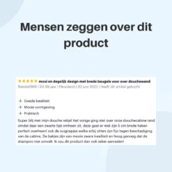 Doucherek Hangend - Ophangbaar Doucherek - Mat Zwart - Badkamerrek - Zonder Boren - Doucherek Aan Douchewand - Doucherekje 20 Doucherek Hangend - Ophangbaar Doucherek - Mat Zwart - Badkamerrek - Zonder Boren - Doucherek Aan Douchewand - Doucherekje -Merkloos Verkoop 1200x1200 1450