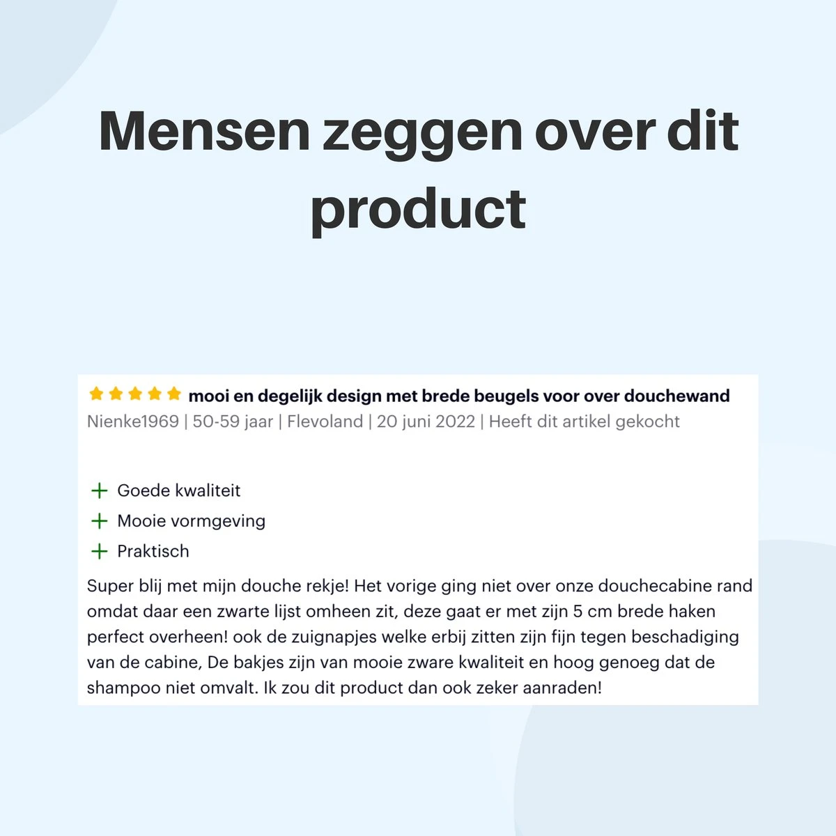 Doucherek Hangend - Ophangbaar Doucherek - Mat Zwart - Badkamerrek - Zonder Boren - Doucherek Aan Douchewand - Doucherekje 10 Doucherek Hangend - Ophangbaar Doucherek - Mat Zwart - Badkamerrek - Zonder Boren - Doucherek Aan Douchewand - Doucherekje - Afbeelding 10