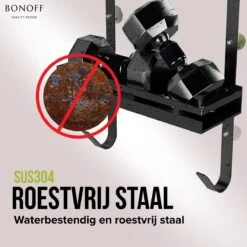 Bonoff Doucherek Zwart – 2 Laags - Doucherek Zonder Boren - Zwart – Doucherek Hangend - Badkamerrek –RVS – Badkamer Accessoires – Stijlvol 19 Bonoff Doucherek Zwart – 2 Laags - Doucherek Zonder Boren - Zwart – Doucherek Hangend - Badkamerrek –RVS – Badkamer Accessoires – Stijlvol -Merkloos Verkoop 1200x1200 1474