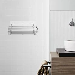 RVS Doucherek Zelfklevend Zonder Boren - Douchemand Hangend - 15KG Draagvermogen - Zilver/Chroom 15 RVS Doucherek Zelfklevend Zonder Boren - Douchemand Hangend - 15KG Draagvermogen - Zilver/Chroom -Merkloos Verkoop 1200x1200 1490