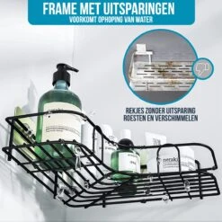 Strex Doucherek Hoekvorm - 2 Stuks - Bevestigen Zonder Boren Of Schroeven -Merkloos Verkoop 1200x1200 1500