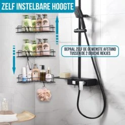 Strex Doucherek Hoekvorm - 2 Stuks - Bevestigen Zonder Boren Of Schroeven -Merkloos Verkoop 1200x1200 1501