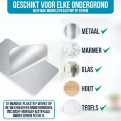 Strex Doucherek Hoekvorm - 2 Stuks - Bevestigen Zonder Boren Of Schroeven -Merkloos Verkoop 1200x1200 1503