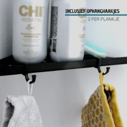 Vannons - Doucherek - Doucherek Hangend - Doucheplankje - Metaal - Set Van 2 - Zwart 15 Vannons - Doucherek - Doucherek Hangend - Doucheplankje - Metaal - Set Van 2 - Zwart -Merkloos Verkoop 1200x1200 1549