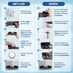 Merkloos Doucherek Zonder Boren – Doucherek – Badkamerrek – Zwart RVS – Zonder Boren – IP68 Waterdicht – 8KG Draagkracht – 2 Stuks 14 Merkloos Doucherek Zonder Boren – Doucherek – Badkamerrek – Zwart RVS – Zonder Boren – IP68 Waterdicht – 8KG Draagkracht – 2 Stuks -Merkloos Verkoop 1200x1200 1558