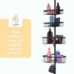 Goliving Doucherek - Doucherek Zonder Boren - Telescopisch Doucherek - Voor Plafonds Tot 2.9m Hoog - Zwart 10 Goliving Doucherek - Doucherek Zonder Boren - Telescopisch Doucherek - Voor Plafonds Tot 2.9m Hoog - Zwart -Merkloos Verkoop 1200x1200 1575