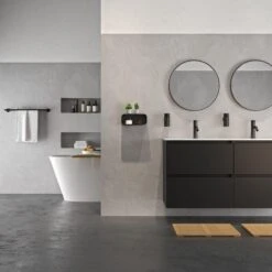 Tiger 2-Store - Wandrekje / Douchemandje - 25 Cm - Zwart -Merkloos Verkoop 1200x1200 1586