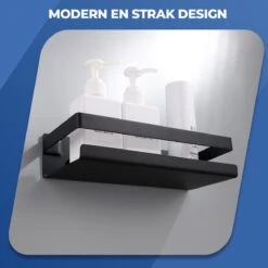 Roegaarden Doucherek Zonder Boren - Doucherekjes - Hangend - Zwart RVS - 23 CM 12 Roegaarden Doucherek Zonder Boren - Doucherekjes - Hangend - Zwart RVS - 23 CM -Merkloos Verkoop 1200x1200 1601