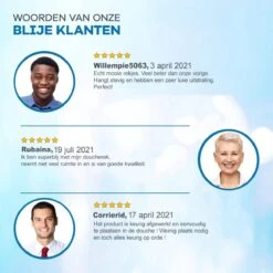 WITTS Doucherek - 2 Laags - Doucherek Zonder Boren - Doucherek Hangend - Doucherekje – Roestvrijj -Merkloos Verkoop 1200x1200 1610