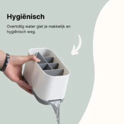 Merkloos Tandenborstelhouder Vrijstaand - Badkamer Organizer Met Lekbak - Badkamer Accessoires - 6 Sorteervakken - Tandenborstel - Wit Met Zwart 9 Merkloos Tandenborstelhouder Vrijstaand - Badkamer Organizer Met Lekbak - Badkamer Accessoires - 6 Sorteervakken - Tandenborstel - Wit Met Zwart -Merkloos Verkoop 1200x1200 1683
