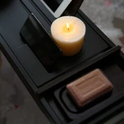 Merkloos Decopatent® Badplank - Uitschuifbaar 75 -> 110 Cm - Verstelbaar Bamboe Badrekje Voor In Bad - Boekenhouder - Tablethouder - Zwart 13 Merkloos Decopatent® Badplank - Uitschuifbaar 75 -> 110 Cm - Verstelbaar Bamboe Badrekje Voor In Bad - Boekenhouder - Tablethouder - Zwart -Merkloos Verkoop 1200x1200 1728