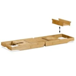 IVOL Badplank Bamboe - Badplank Hout Met Badrek Houders - Uitschuifbaar - 75 Tot 110 Cm 19 IVOL Badplank Bamboe - Badplank Hout Met Badrek Houders - Uitschuifbaar - 75 Tot 110 Cm -Merkloos Verkoop 1200x1200 1739