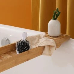 Merkloos Decopatent® Badrekje Voor Over Bad - 70 Cm - Bamboe Hout - Badrek - Badplank - Badbrug - Basic Bad Tafeltje Voor In Bad - Naturel -Merkloos Verkoop 1200x1200 1774