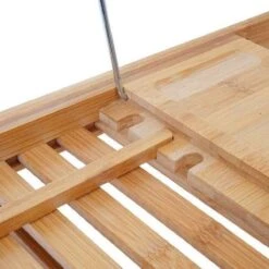 Bamboe Badplank Uitschuifbaar - 70 Tot 105 Cm - Met Boekenhouder -Merkloos Verkoop 1200x1200 1783