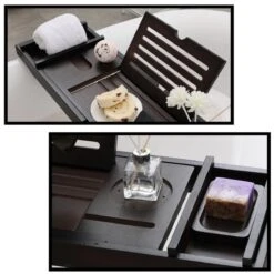 Merkloos Decopatent® Badplank - Uitschuifbaar 75 -> 110 Cm - Verstelbaar Bamboe Badrekje Voor In Bad - Boekenhouder - Tablethouder - Bruin 8 Merkloos Decopatent® Badplank - Uitschuifbaar 75 -> 110 Cm - Verstelbaar Bamboe Badrekje Voor In Bad - Boekenhouder - Tablethouder - Bruin -Merkloos Verkoop 1200x1200 1792