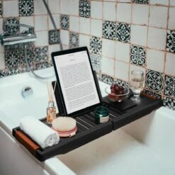 RelaxTub® Badplank - Badplank Voor In Bad - Badrek - Verstelbaar - Anti Slip - Badplank Zwart - Badplank Hout - Badrekje Inclusief Boekenhouder, Tablethouder & Spiegel 17 RelaxTub® Badplank - Badplank Voor In Bad - Badrek - Verstelbaar - Anti Slip - Badplank Zwart - Badplank Hout - Badrekje Inclusief Boekenhouder, Tablethouder & Spiegel -Merkloos Verkoop 1200x1200 1800