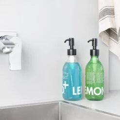 Navaris Roestvrijstalen Zeepdispenserkop Set X2 - Opschroefbare Pompkop Voor Flessen - 26-28 Mm Mondstuk Voor Vloeistof, Lotion - Zwart -Merkloos Verkoop 1200x1200 1817