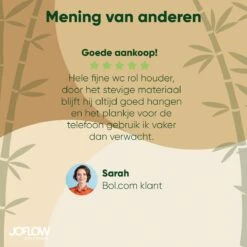 JoFlow® Toiletrolhouder Met Plankje | Wc Rolhouder Staand | Bamboe Badkamer Accessoires | Montage Met Schroeven En/of 3M Plakstrips 18 JoFlow® Toiletrolhouder Met Plankje | Wc Rolhouder Staand | Bamboe Badkamer Accessoires | Montage Met Schroeven En/of 3M Plakstrips -Merkloos Verkoop 1200x1200 183