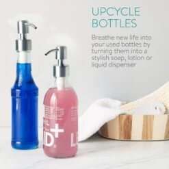 Navaris Roestvrijstalen Zeepdispenserkop Set X2 - Opschroefbare Pompkop Voor Flessen - 22-24 Mm Mondstuk Voor Vloeistof, Lotion - Zilverkleurig 9 Navaris Roestvrijstalen Zeepdispenserkop Set X2 - Opschroefbare Pompkop Voor Flessen - 22-24 Mm Mondstuk Voor Vloeistof, Lotion - Zilverkleurig -Merkloos Verkoop 1200x1200 1864