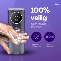Lavrai - Automatische Zeepdispenser - Zeeppompje - Met LCD Scherm - Opldaadbaar - En Infrarood Sensor -Merkloos Verkoop 1200x1200 1891