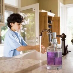 Wonix® - Zeepdispenser - Zeeppompje - Transparant Glas - RVS Pompkop - Met Stickers - 350ml - 2 Stuks -Merkloos Verkoop 1200x1200 1901