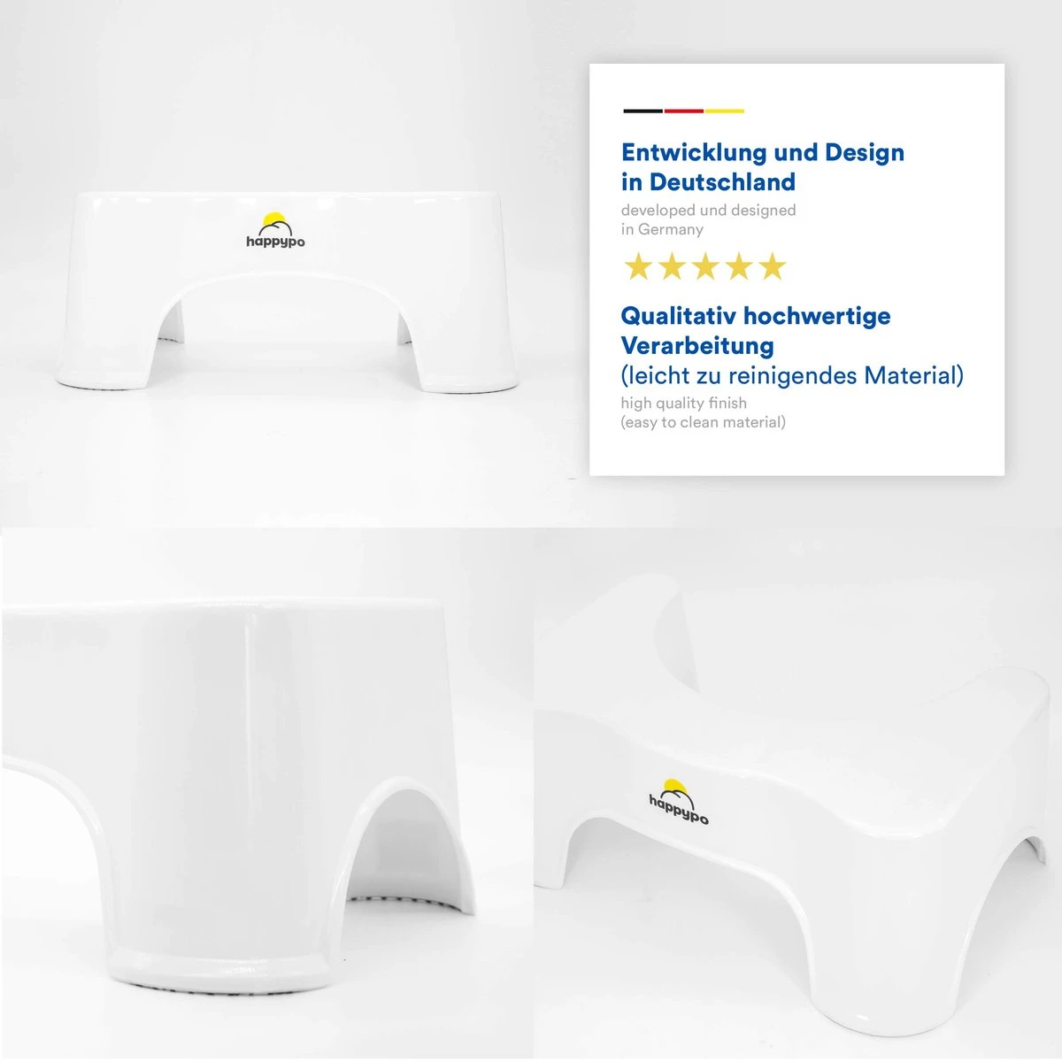 Toilet Kruk 225d X 39b X 17h Cm Voor Aambeien Constipatie Prikkelbare Darm Opgeblazenheid 5 Toilet Kruk 225d X 39b X 17h Cm Voor Aambeien Constipatie Prikkelbare Darm Opgeblazenheid - Afbeelding 5