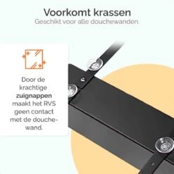 Goliving Doucherek - Doucherek Zonder Boren - Hangend Doucherek - RVS - Twee Laags - Zwart 13 Goliving Doucherek - Doucherek Zonder Boren - Hangend Doucherek - RVS - Twee Laags - Zwart -Merkloos Verkoop 1200x1200 209