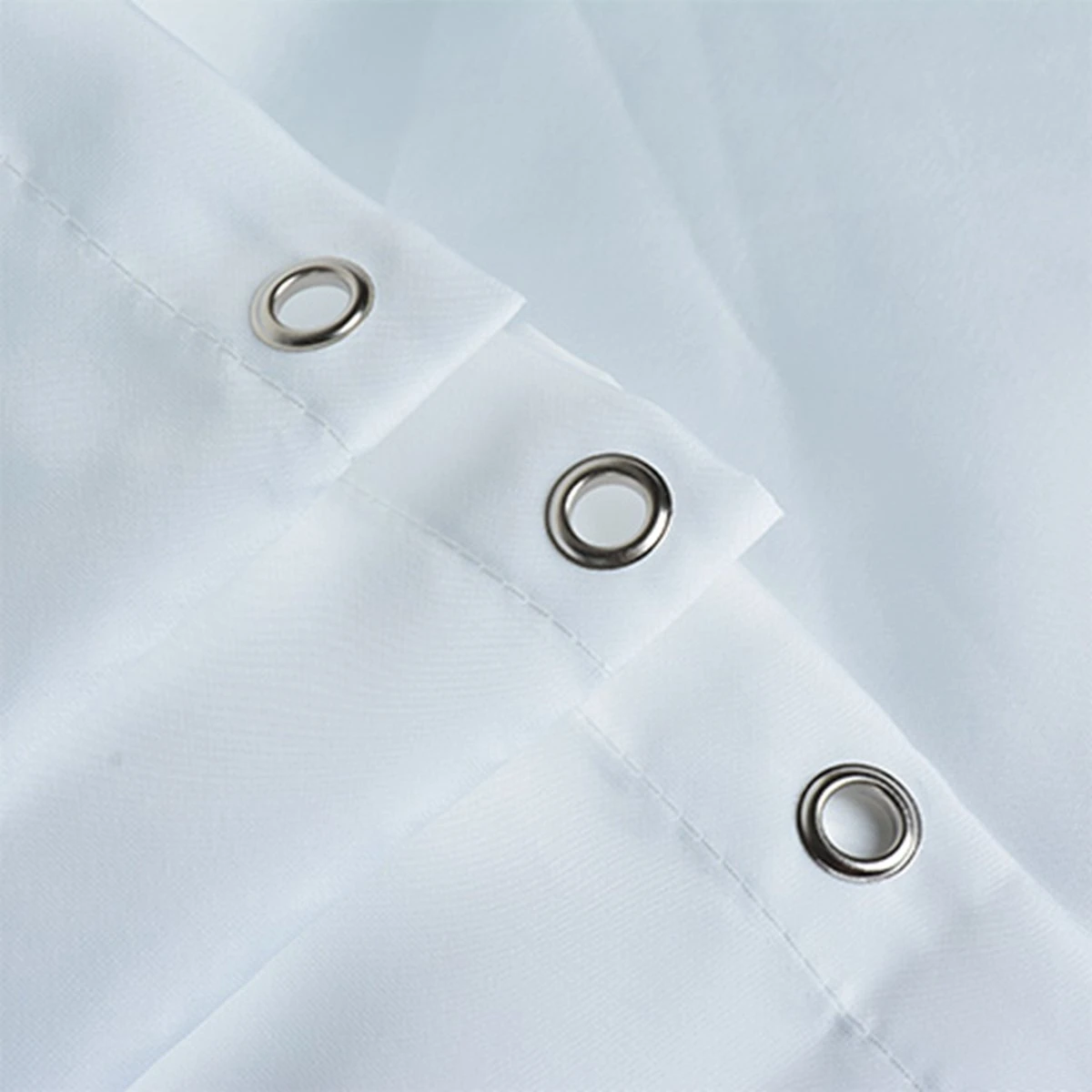 MLN Basics® Douchegordijn | Wit | 180x200 Cm | Inclusief Ringen | Anti-schimmel 5 MLN Basics® Douchegordijn | Wit | 180x200 Cm | Inclusief Ringen | Anti-schimmel - Afbeelding 5