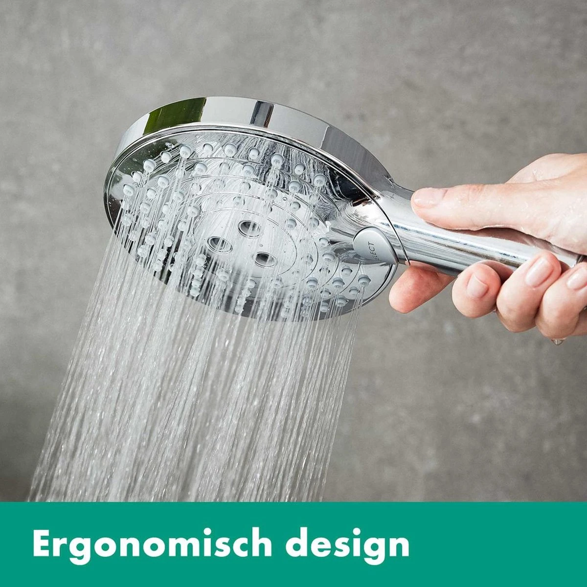 Hansgrohe Raindance Select S - Handdouche 120 PowderRain - 3 Straalsoorten - Chroom 6 Hansgrohe Raindance Select S - Handdouche 120 PowderRain - 3 Straalsoorten - Chroom - Afbeelding 6